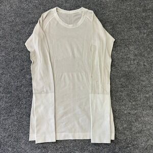 Lululemon Swiftly Tech Shirt Womens Size 4 Gray Sleeve Mesh Athletic Running